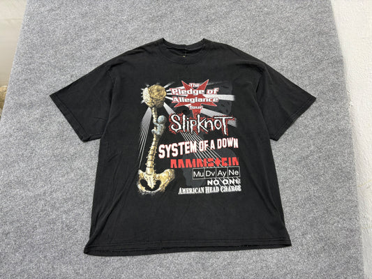 The Pledge of Allegiance Tour Band Tee - Black Size XL