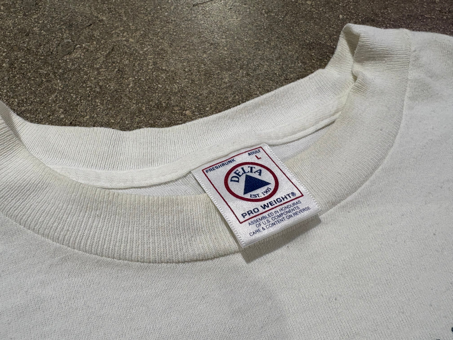 Dogs Rule List Tee - White size Large