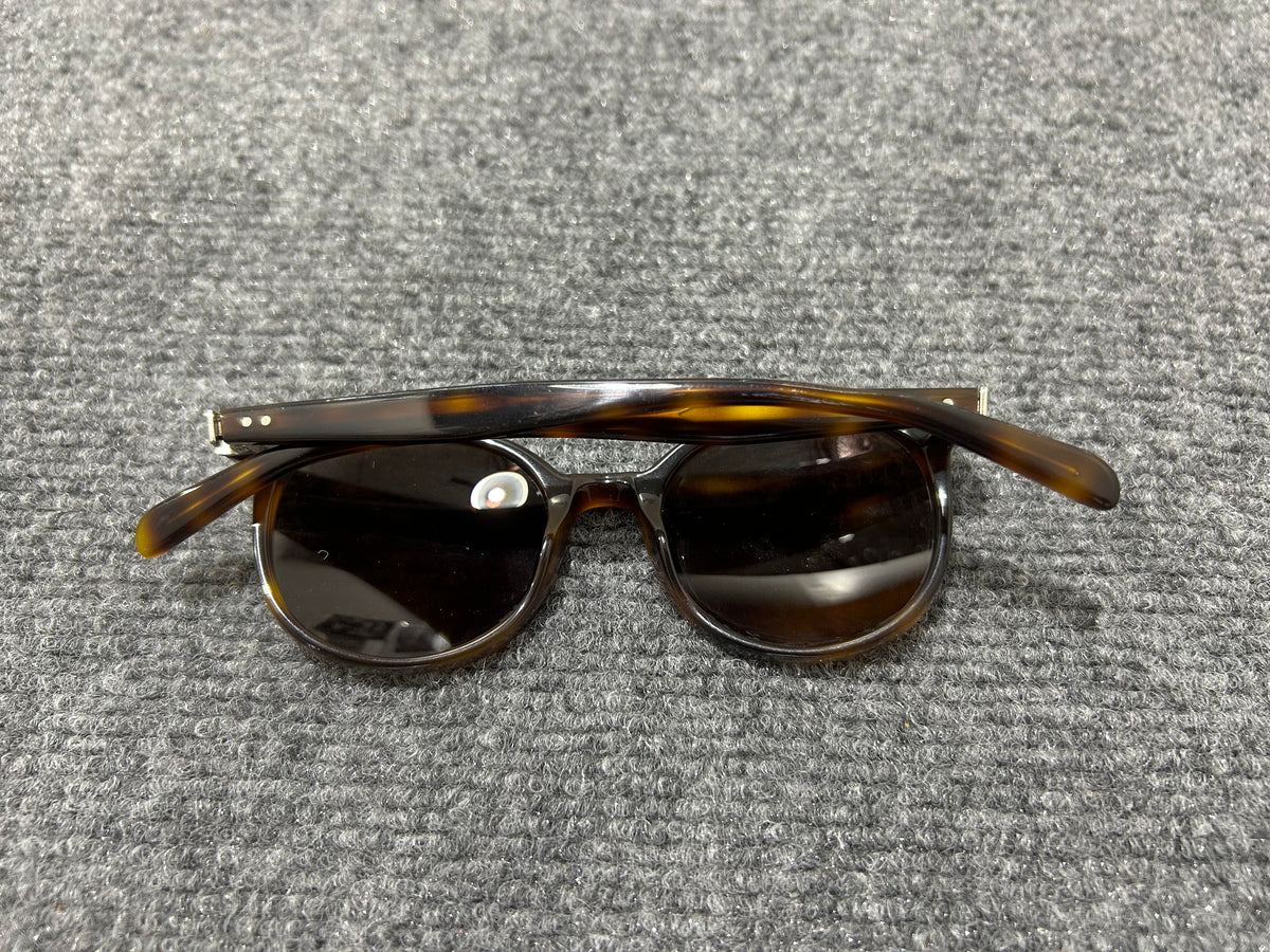 Celine  Round Havana Glasses - Tortoise