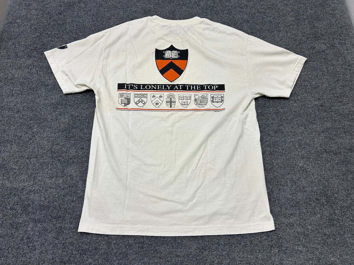 1998 Princeton Its Lonely At The Top Tee - White Size Large
