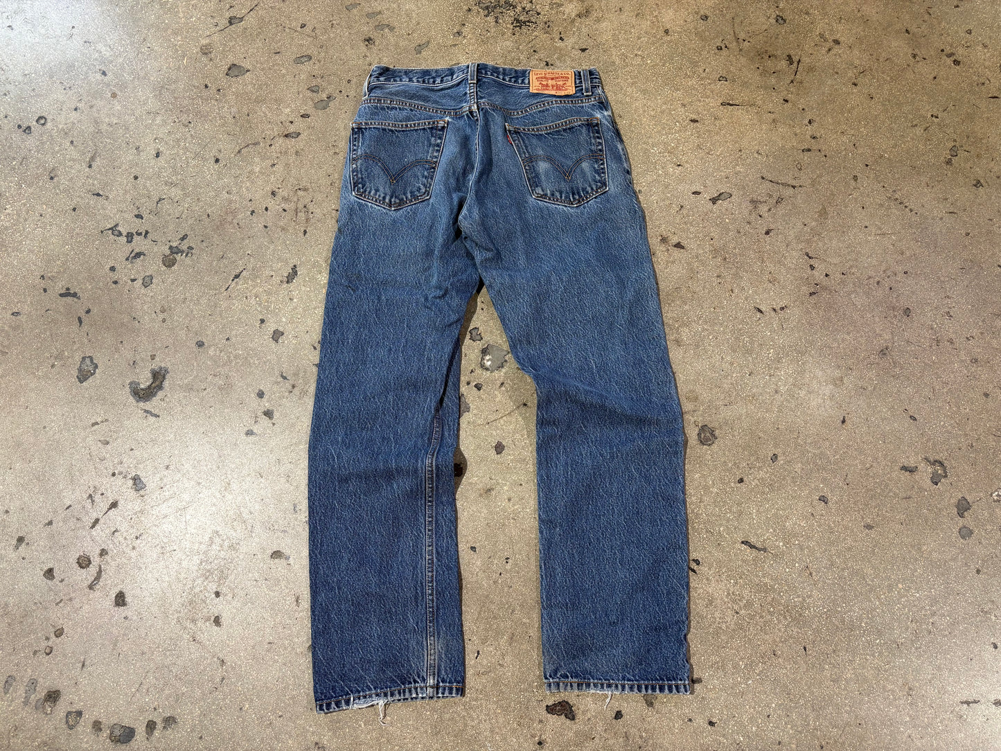 2000s Levis 505 Denim Jeans - Blue Size 33 x 32