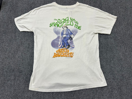 1990 Big Dogs The Dog Who Shagged Me Tee - White Size Large