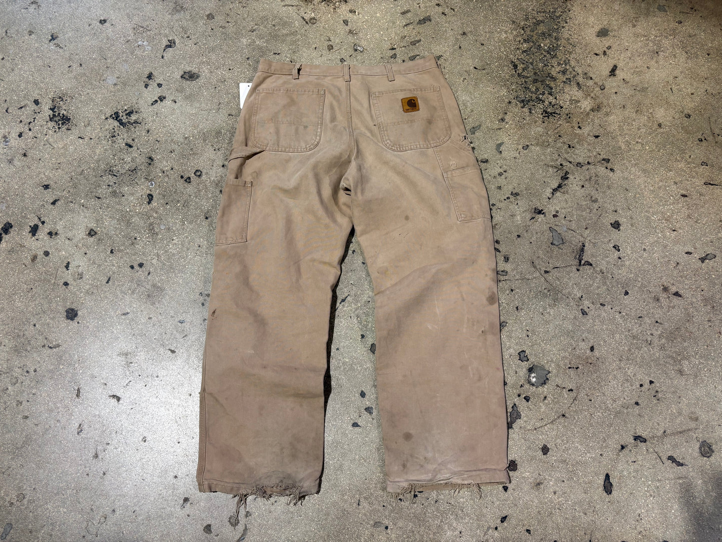 Carhartt Double Knee Pants - Khaki Size 38 x 34