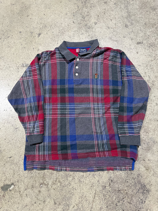 Chaps Ralph Lauren L/S Polo - Multi Size Medium