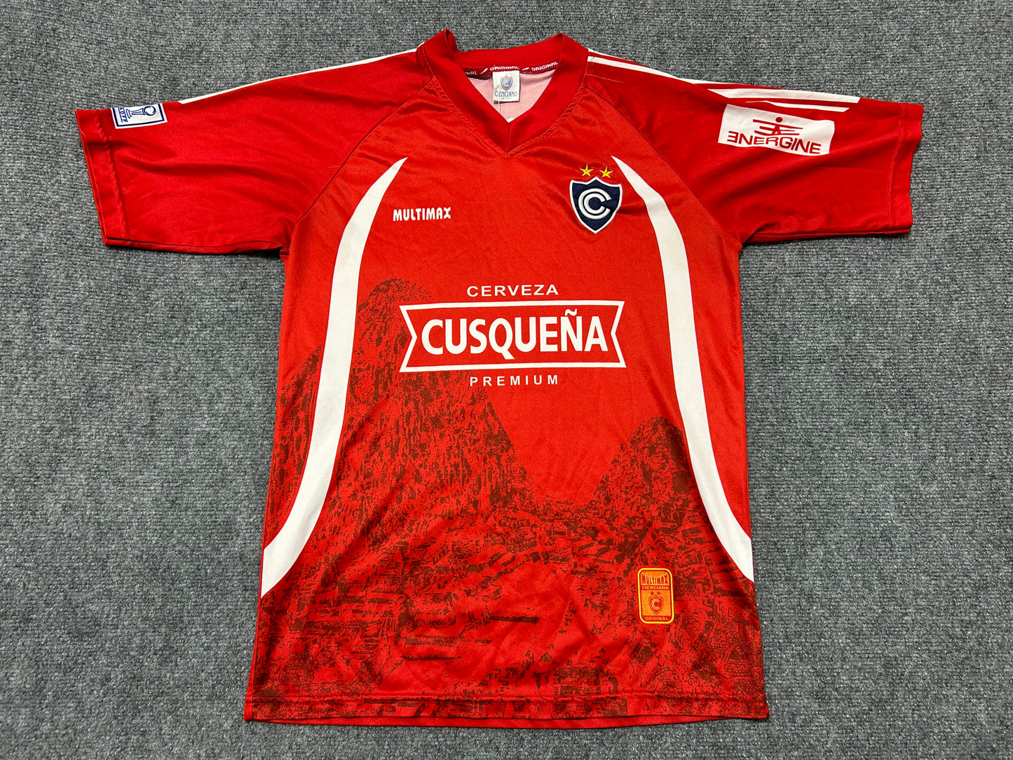 Cienciano Peru Soccer Jersey - Red Size Large