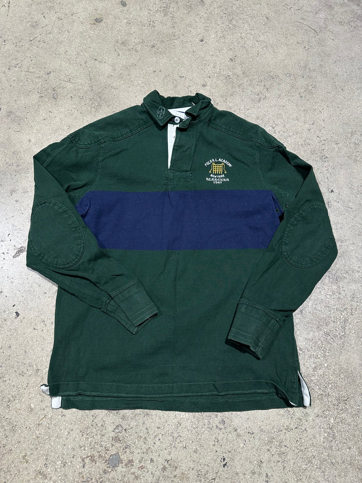 Polo Rugby - Green/Navy Size Medium