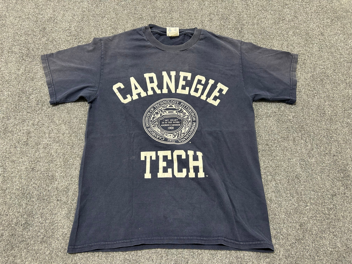 Carnegie Tech Tee - Navy Size Medium