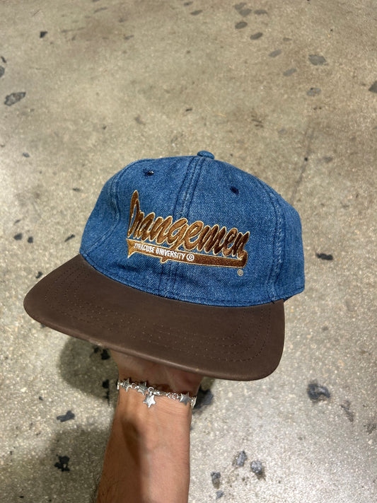Syracuse University Orange Hat - Denim/Brown