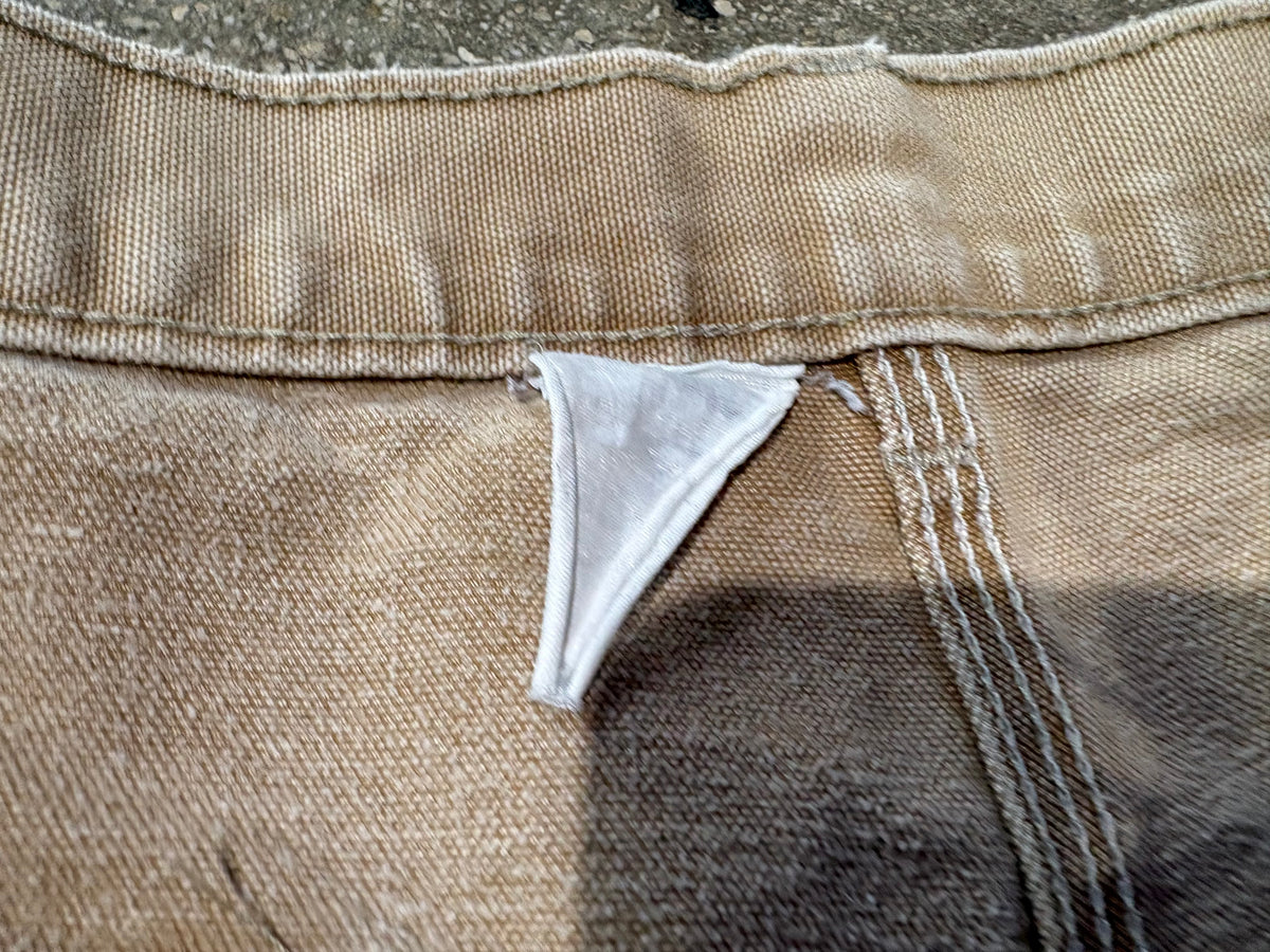 Carhartt Double Knee Painted Pants - Light Khaki Size 36 x 30