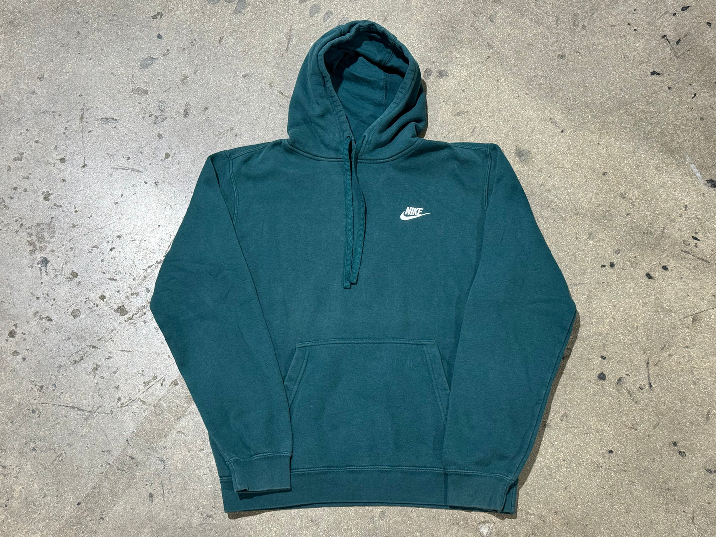 Nike Hoodie - Blue Green Size Medium