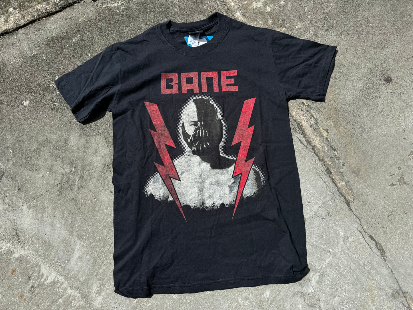 The Dark Knight Rises Bane Lightning Tee - Black Size Medium