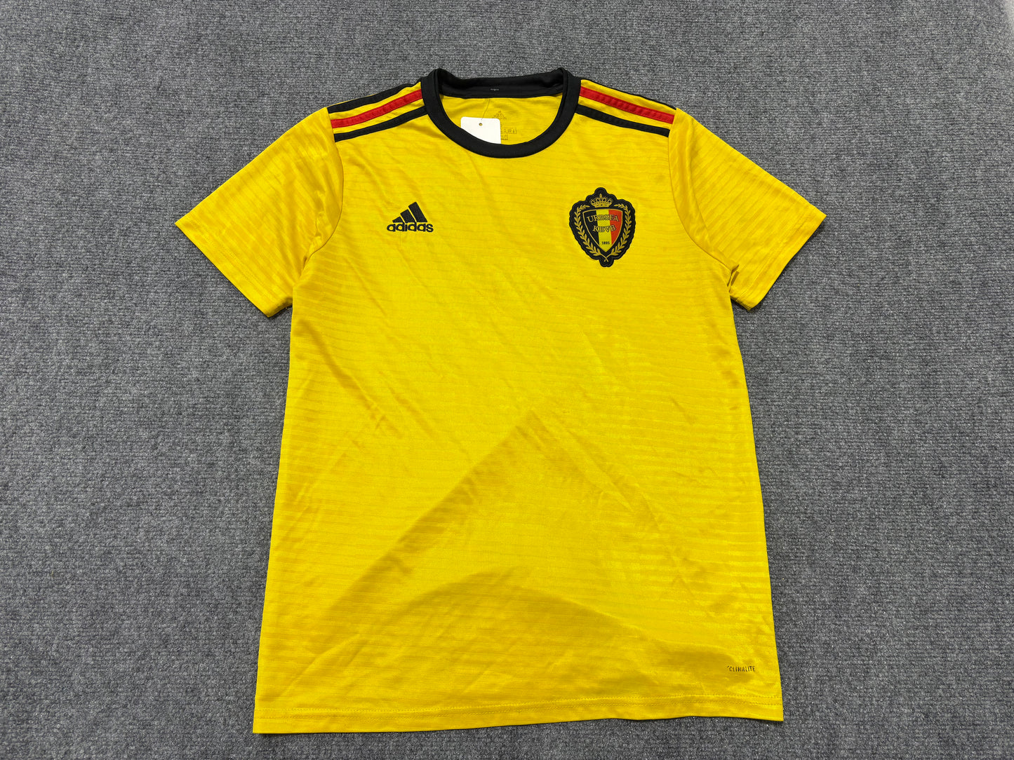Adidas Belgium Soccer Jersey - Yellow Size Small