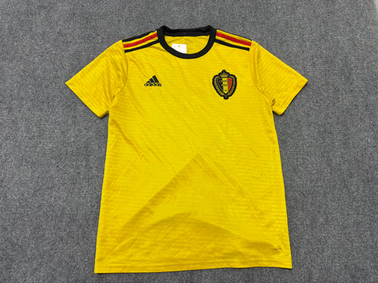 Adidas Belgium Soccer Jersey - Yellow Size Small