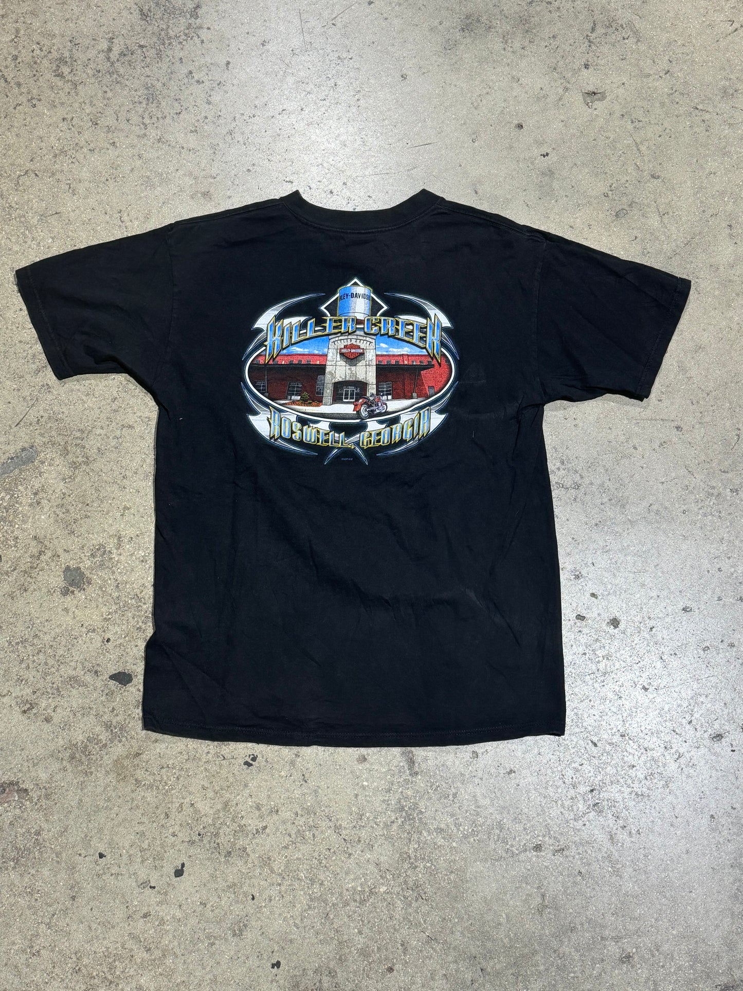 2000 Harley Davidson Engine Tee - Black Size XL