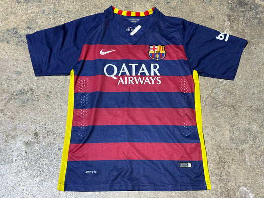 Nike Barcelona Messi #10 Insulated Jersey - Blue/Red Size Large