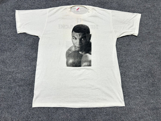 Mike Tyson He's Back HBO Tee - White Size XL