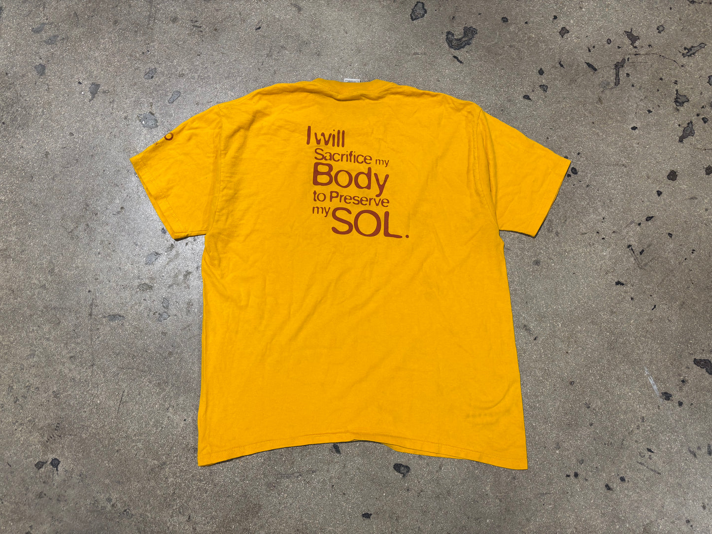 2000 WNBA Miami Sol Tee - Yellow Size XL