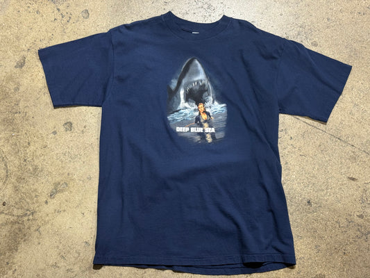 Deep Blue Sea Movie Promo Tee - Navy Size XL