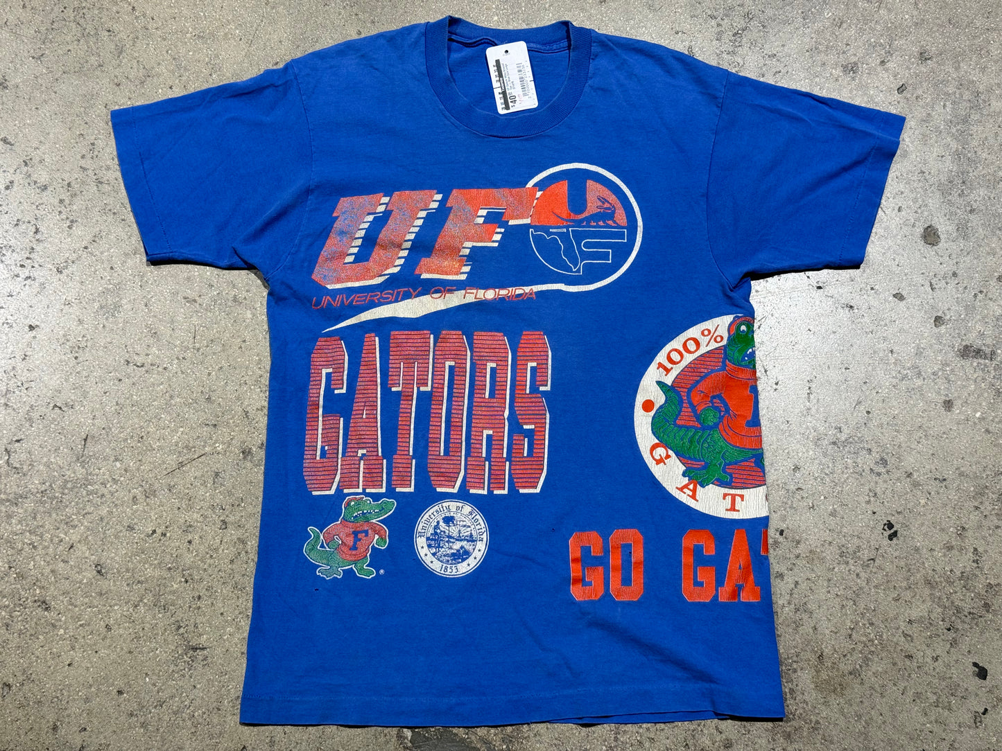 UF Gators Wrap Around Tee - Blue Size Large