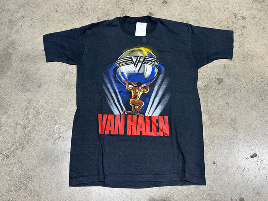 1986 Van Halen 5150 Tour Tee - Black Size Large