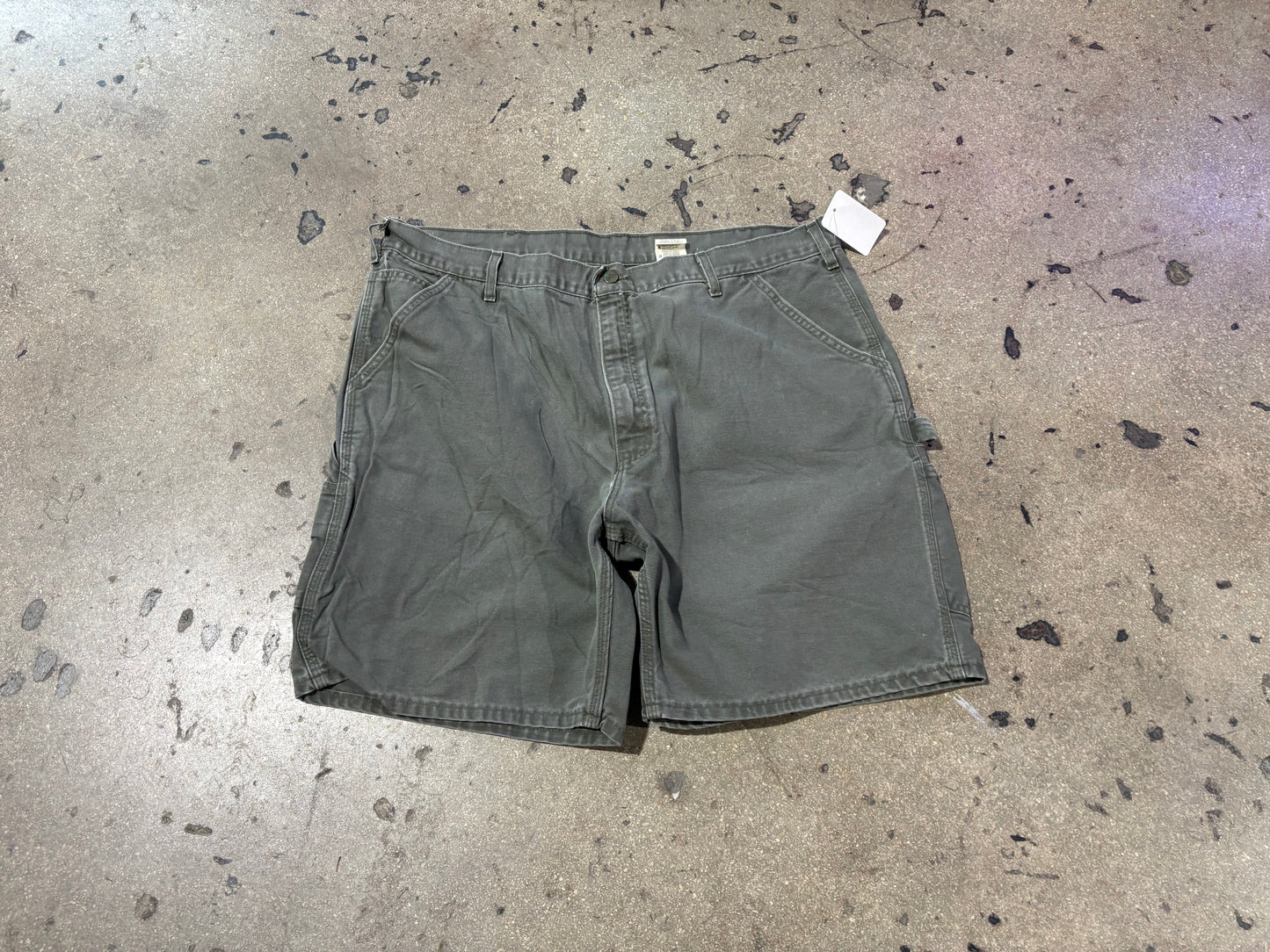 Carhartt Carpenter Shorts - Olive Size 42