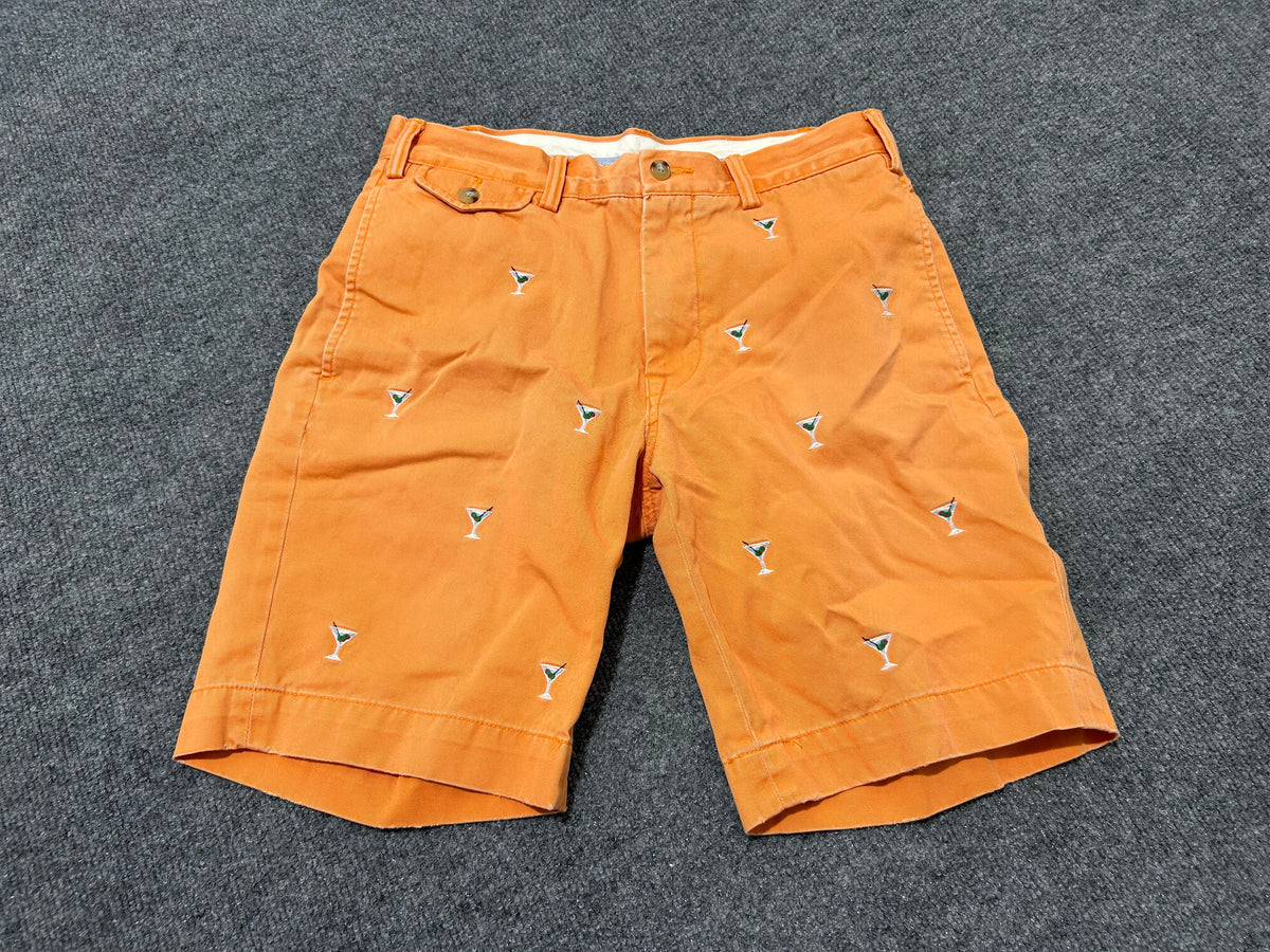 Polo Ralph Lauren Martini Shorts - Orange Size 30