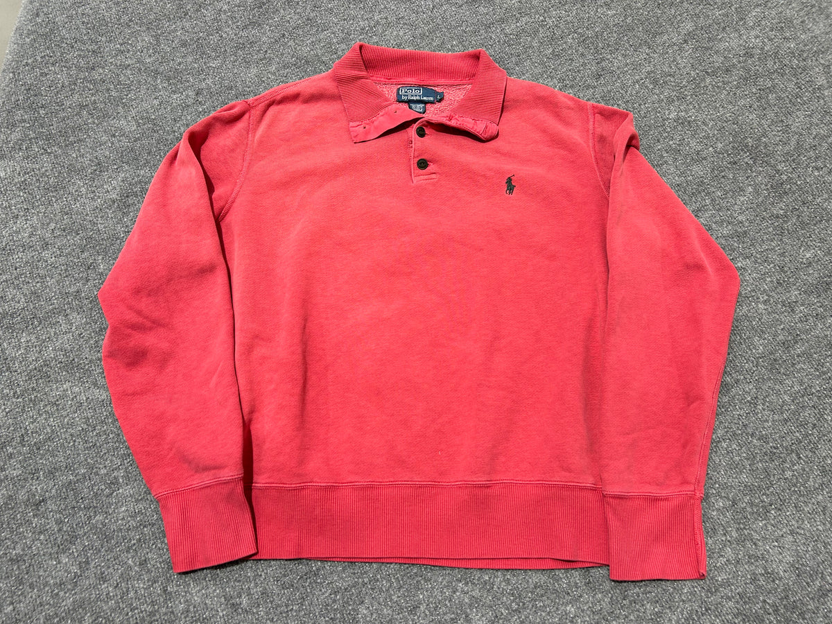 Ralph Lauren Crewneck Polo - Red Size Large
