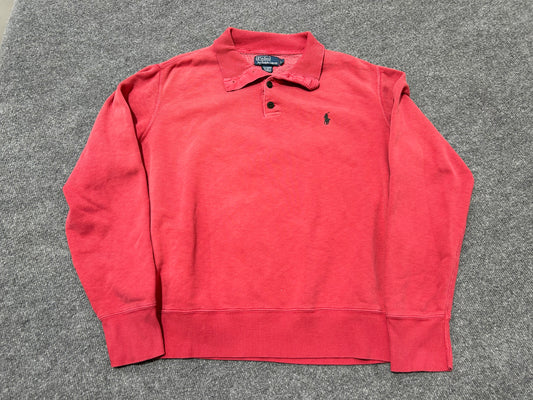 Ralph Lauren Crewneck Polo - Red Size Large