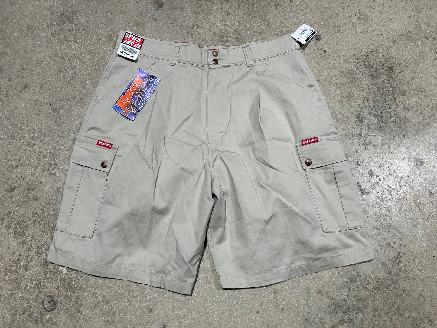 RP 55 Cargo Shorts - Khaki Size 38