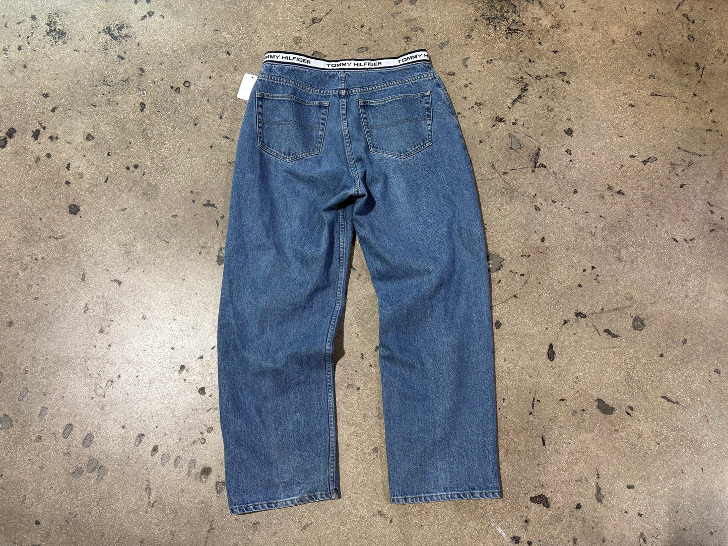 Tommy Hilfiger Waistband Denim Jeans - Blue Size 34 x 32