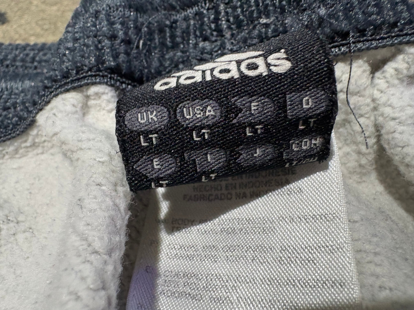 Adidas Baggy Sweatpants - Grey Size Large