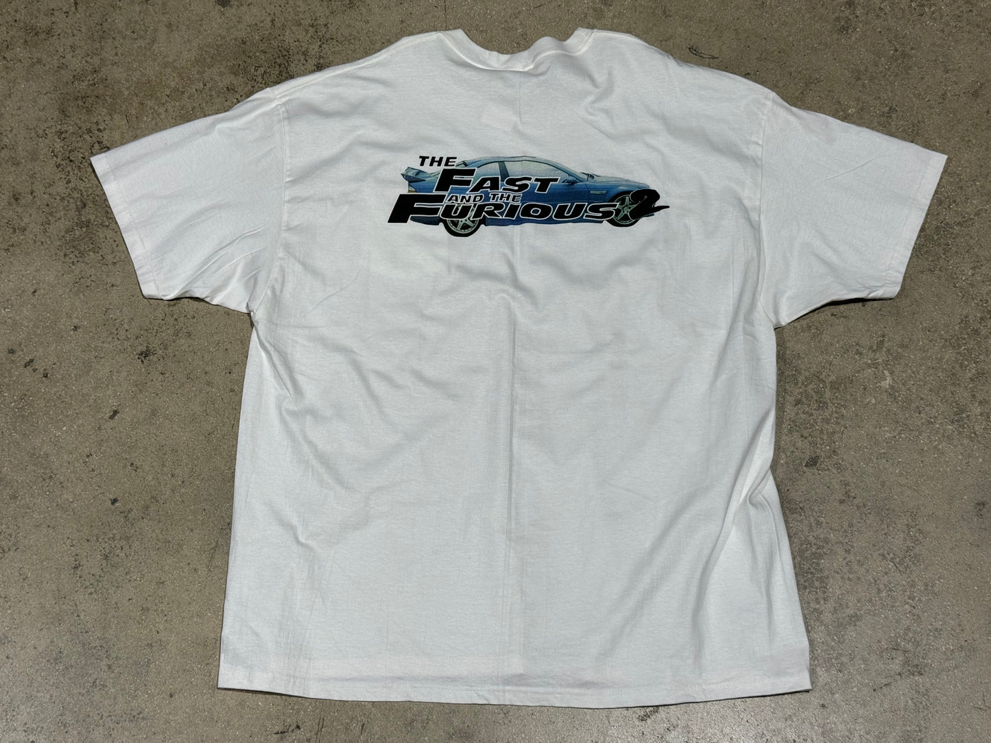 Fast & The Furious 2 Teamsters Tee - White Size 3XL