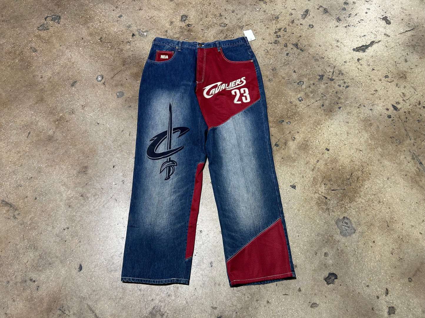 NBA Unk Cavs LeBron James Denim Jeans - Blue Size 38