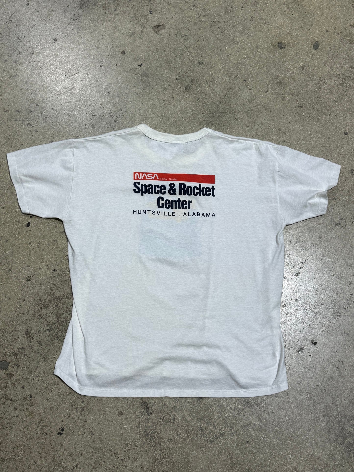 NASA Huntsville,AL Night In Space - White Size XL