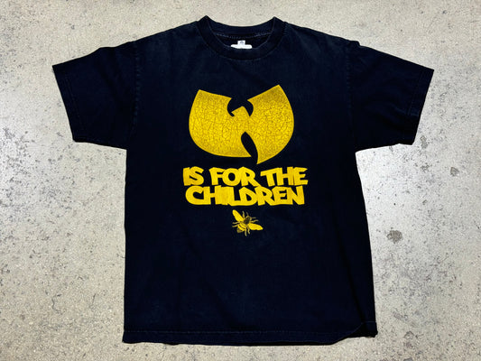 00s Wu Tang Is For The Children Tee - Black Size Medium