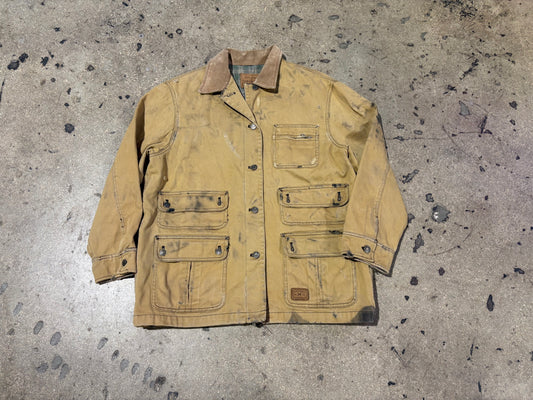 RL Lauren Jeans CO. Cargo Jacket - Dark Khaki Size Large
