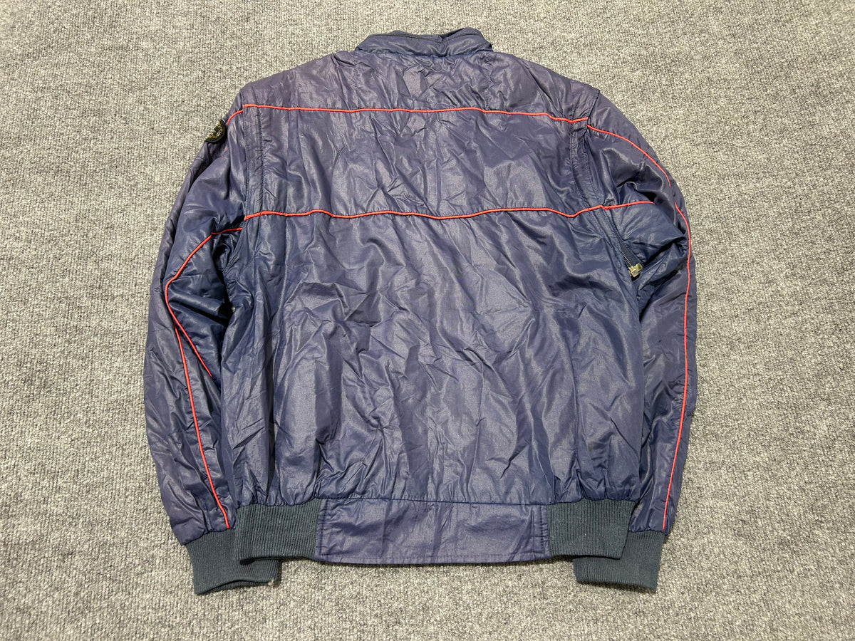 Surf Style Nylon Jacket - Navy Size Medium