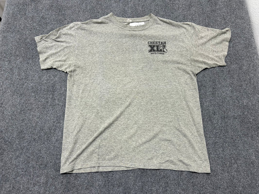 2007 Cheetahs Super Bowl Tee - Grey Size XL