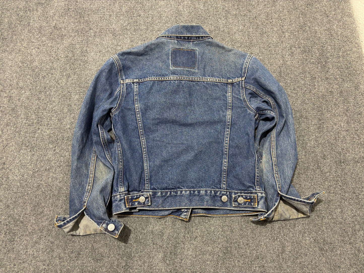 Levis Denim Jean Trucker Jacket - Blue Size Small
