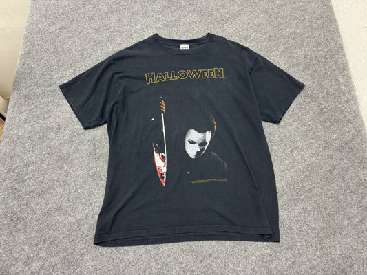 2006 Halloween Michael Myers Knife Tee - Black Size XL