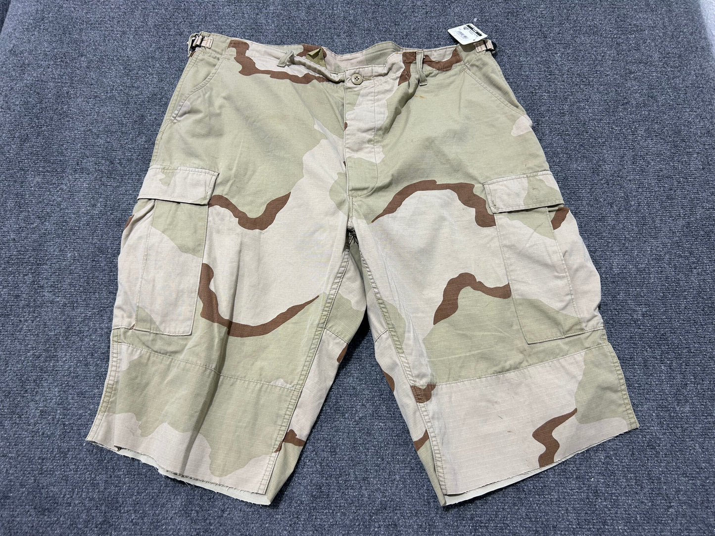 Desert Camo Cargo Shorts - Tan Size XL