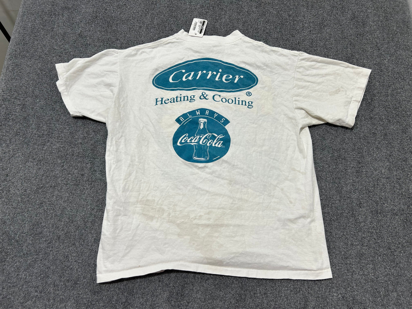 1993 New Orleans Hornets Basketball Tee - White Size XL
