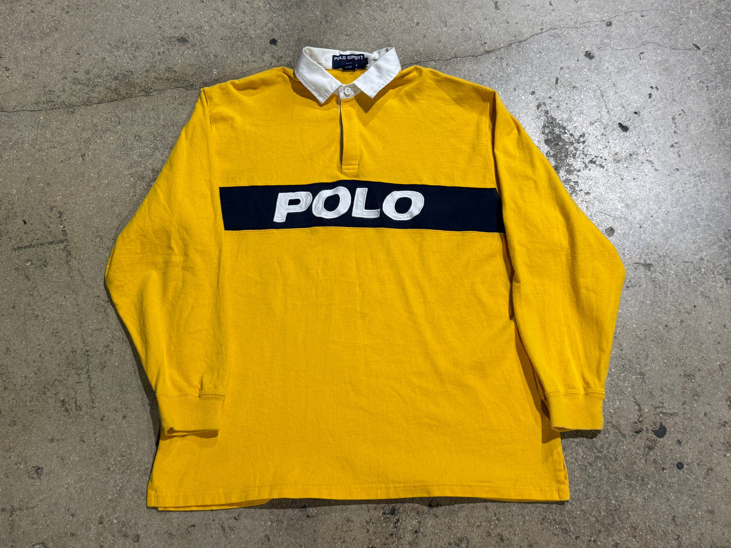 Polo Sport Spellout Rugby - Yellow Size XL