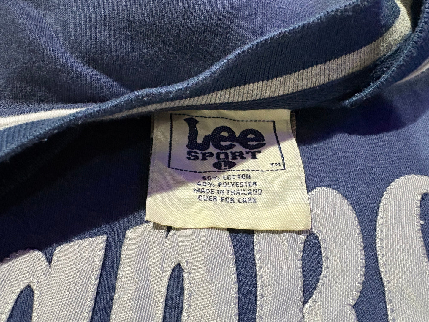 New York Yankees Spell Out Tee - Navy Size Large