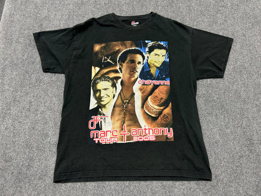 2005 Marc Anthony Tour Tee - Black Size Large