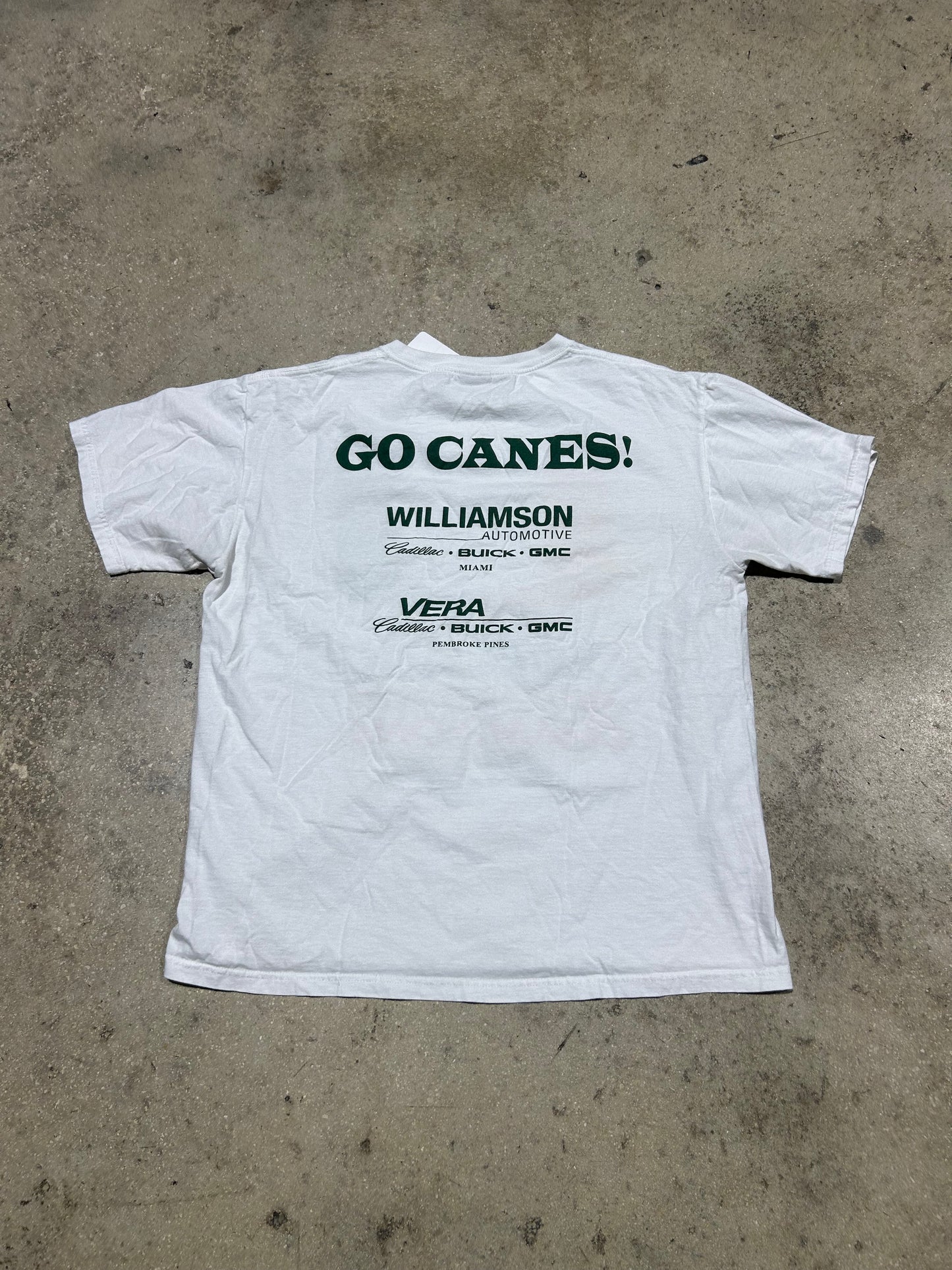 2013 Miami Hurricanes ACC Champions Tee - White Size Large