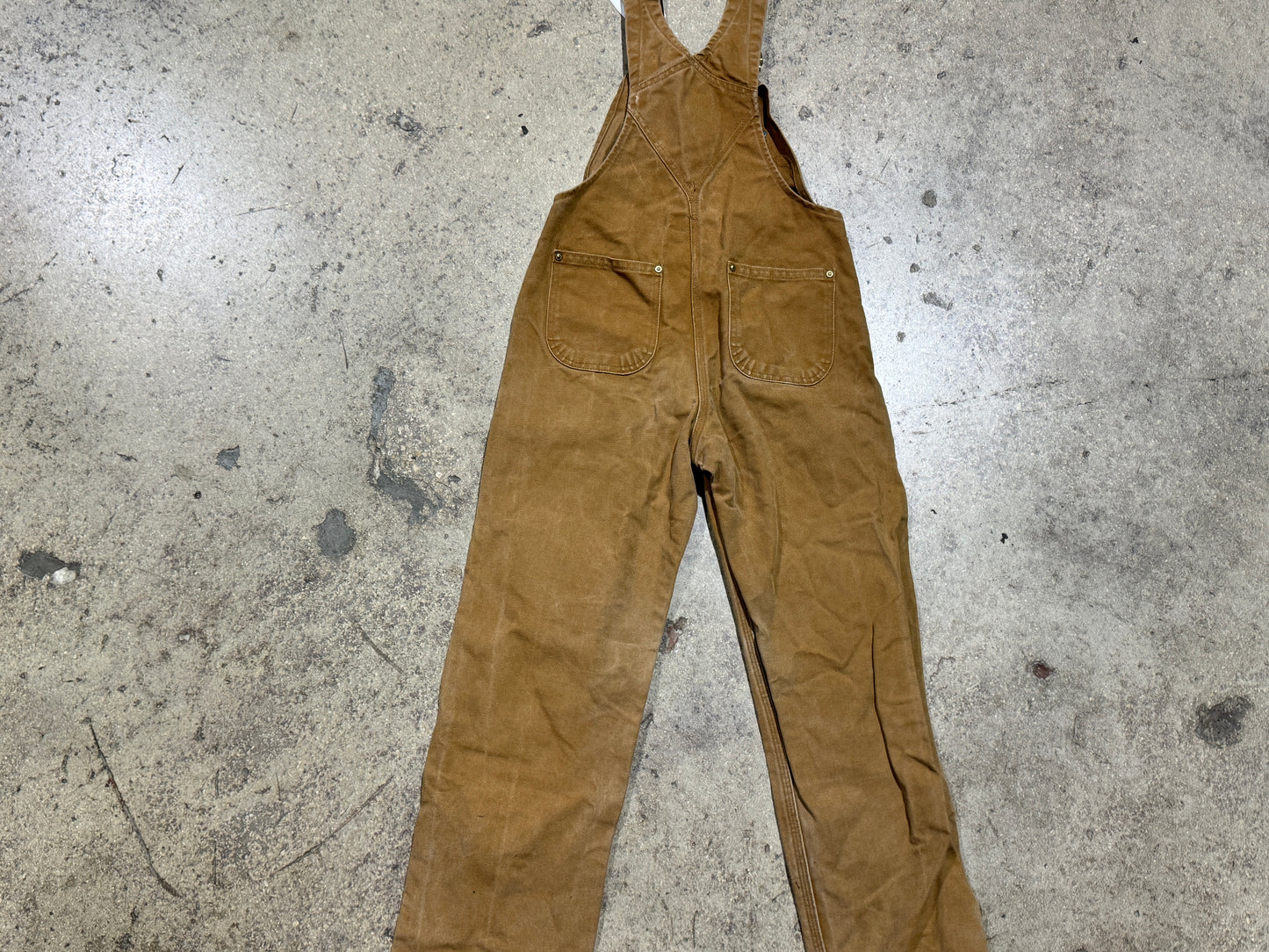 Carhartt Double Knee Overalls - Beige Size 30