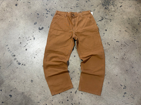 Carhartt Carpenter Work Pants - Dark Khaki Size 38 x 32