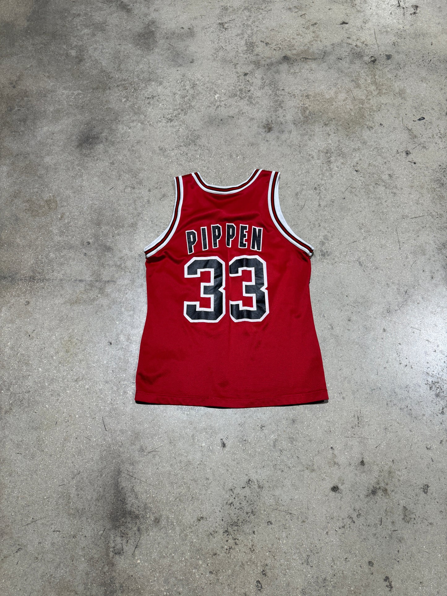 Champion Chicago Bulls Scottie Pippen Jersey - Red Size 40/Medium