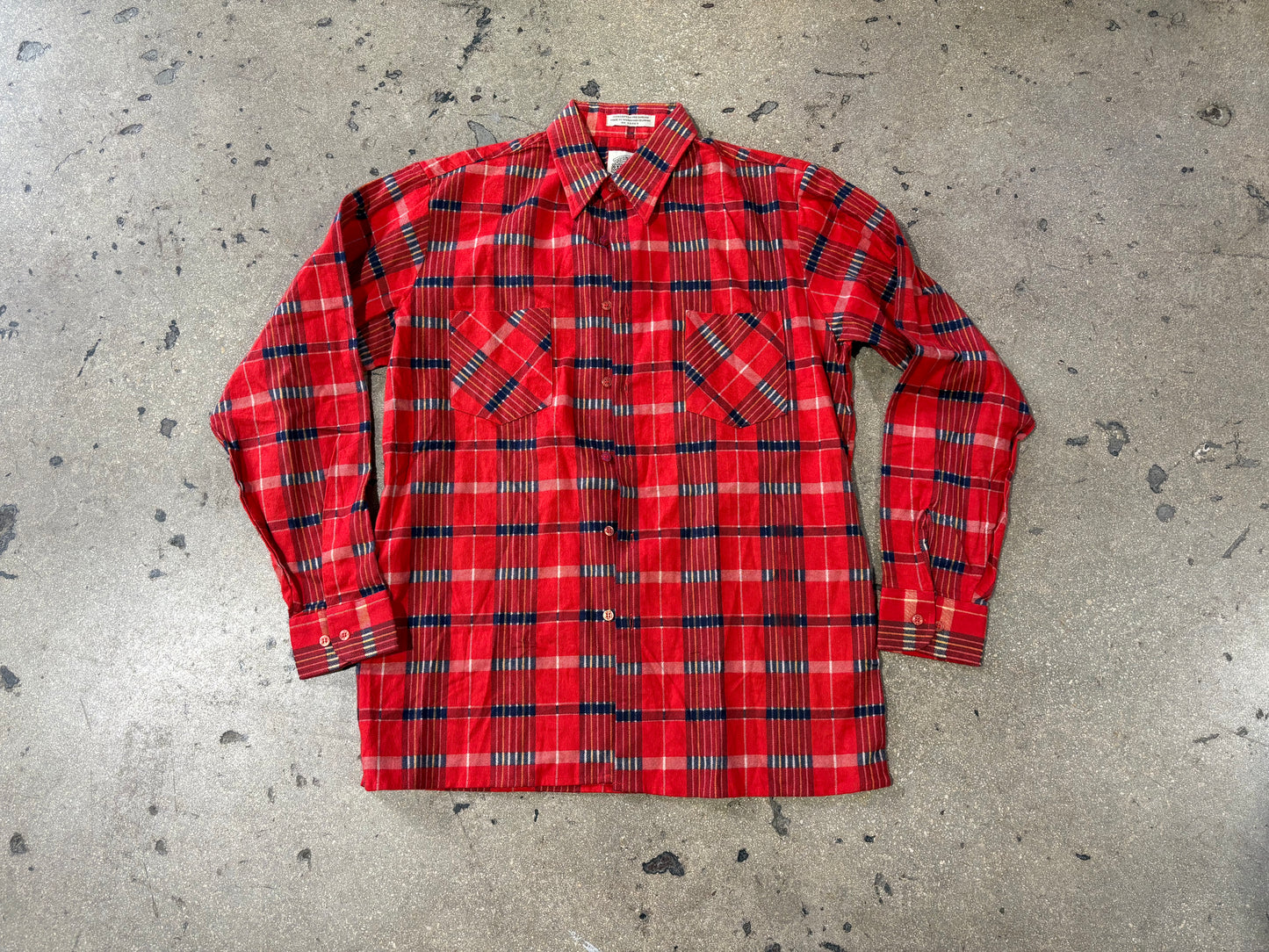 Dry Goods Saugatuck Western Flannel Shirt - Red Size Medium